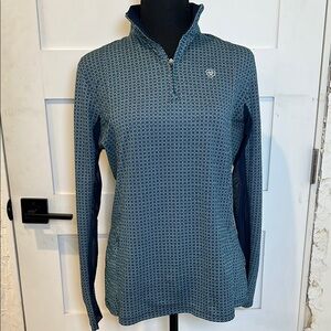 Ariat Long Sleeve Sunshirt Zip Medium